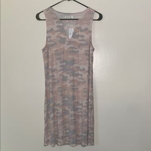 NWT Maurices Camo Sleeveless Dress Size Small
